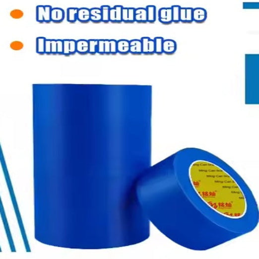 UV Resistance 14 Days No Residue High Adhesive Crepe Paper Masking Tape Blue